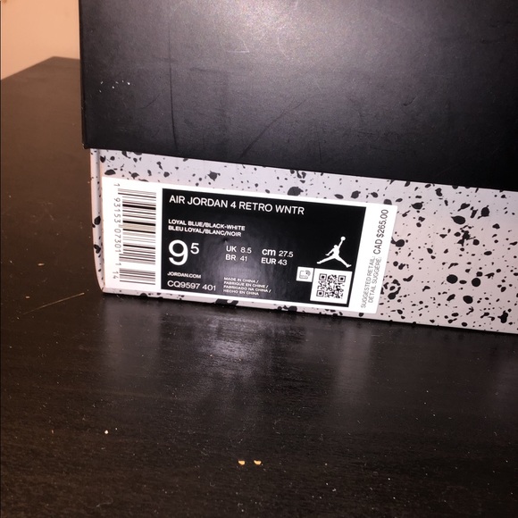 Air Jordan 4 winterized - Picture 3 of 4